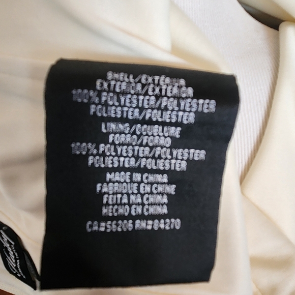 Hailey For Adrianna Papell Cream and Gold Strapless Formal Dress Size 4 - Picture 7 of 7